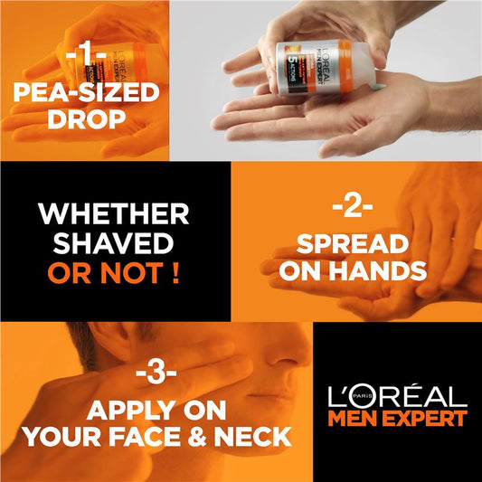 L'Oreal Men Expert Hydra Energetic SPF15 Moisturiser - 50ml-Auzzi Store