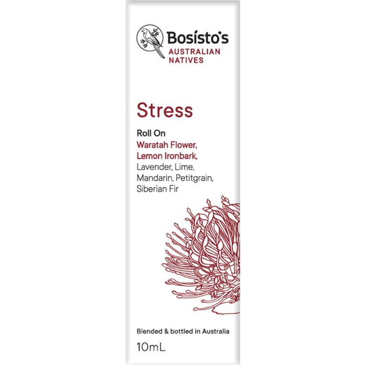 Bosisto's Native Stress Roll On - 10ml Essential Oil Relief - Auzzi Store