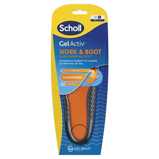 Scholl Gel Activ Insole Work & Boot - Large