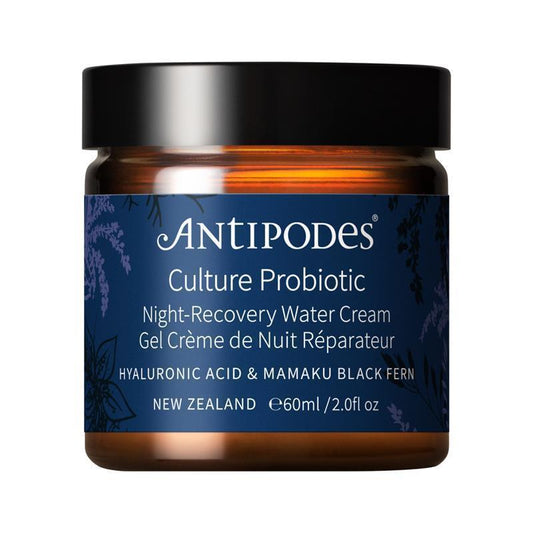 Antipodes Culture Probiotic Night Recovery Water Cream 60ml - Hydrate & Balance