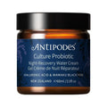 Antipodes Culture Probiotic Night Recovery Water Cream 60ml - Hydrate & Balance