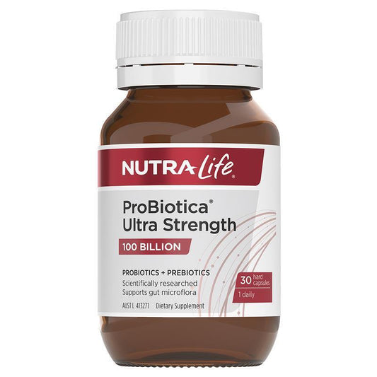 Nutra-Life Probiotica Ultra 100B - 30 Capsules for Gut Health
