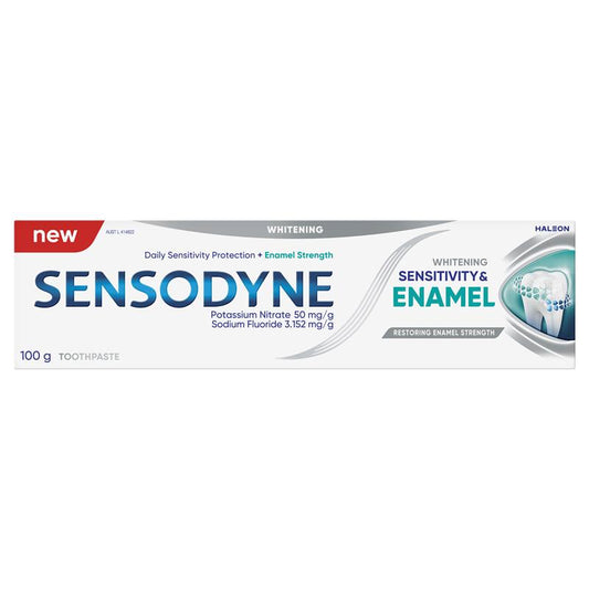 Sensodyne Toothpaste for Sensitivity & Enamel - Whitening (100g)