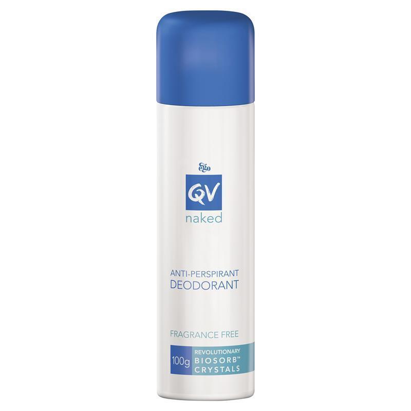 QV Naked Fragrance-Free Anti-Perspirant Spray 100g for Sensitive Skin