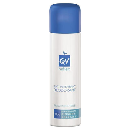QV Naked Fragrance-Free Anti-Perspirant Spray 100g for Sensitive Skin
