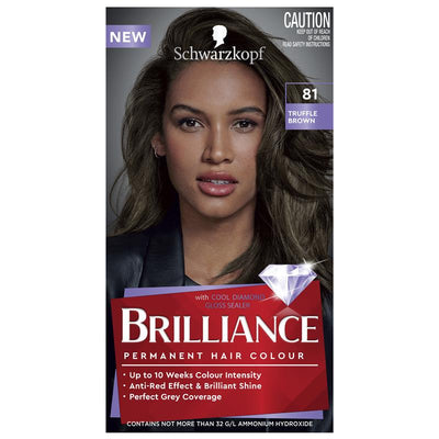Schwarzkopf Brilliance Cool Browns 81 Truffle Brown - Permanent Hair Colour