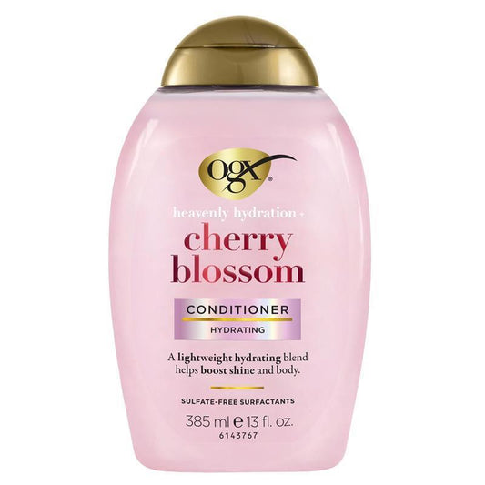 OGX Heavenly Hydration + Shine Cherry Blossom Conditioner 385ml - For Thin & Fine Hair-Auzzi Store