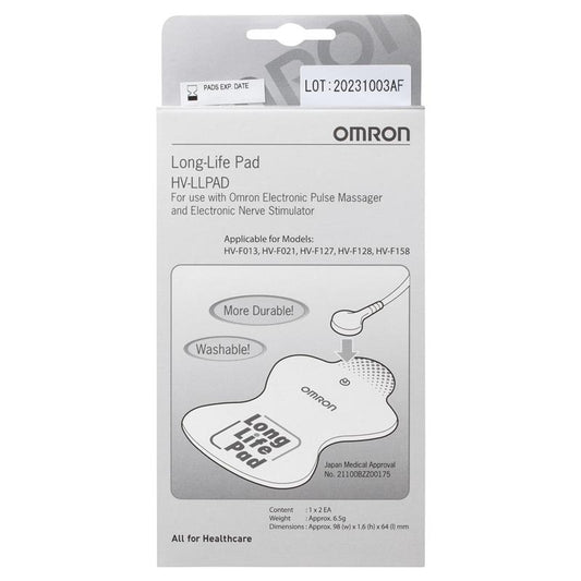 Omron TENS Replacement Electrode Long Life Pads - 1 Pair (2 pcs)-Auzzi Store