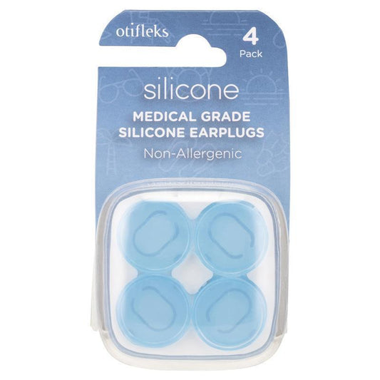 Otifleks Silicone Earplugs (4 Pack)