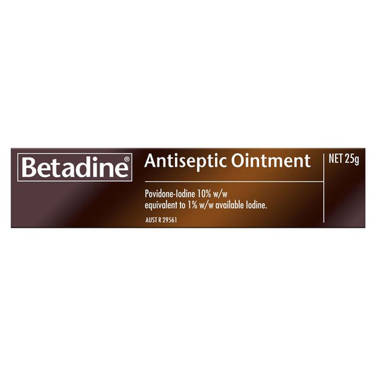 Betadine Antiseptic Ointment Cream - 25g-Auzzi Store