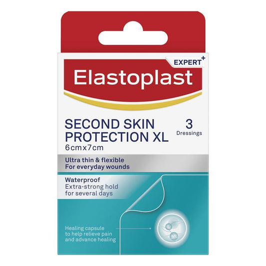 Elastoplast Second Skin Protection Strips XL - 6cm x 7cm (3 Pack) - Auzzistore
