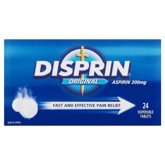 Disprin Soluble Direct Fast Acting Pain Relief Tablets 24 Pack-Auzzi Store