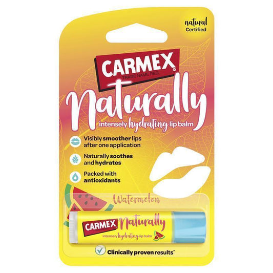 Carmex Naturally Hydrating Lip Balm - Watermelon Flavor 1 Pack