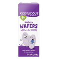 Kiddylicious Blueberry Wafers 4 x 4g - Tasty Treat for Babies