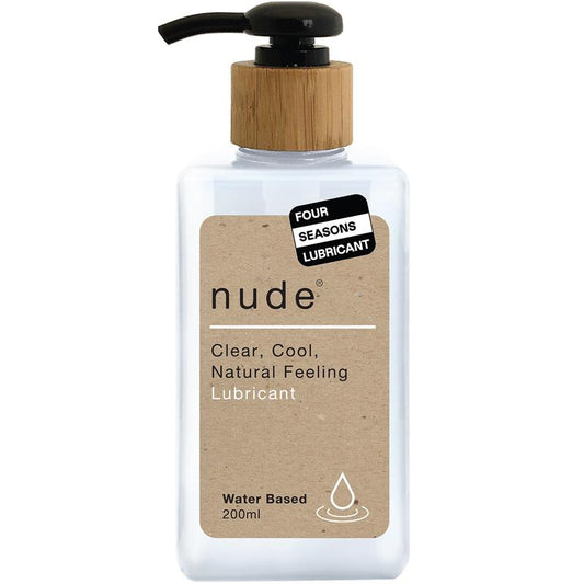 Four Seasons Nude Water-Based Lubricant 200mL - Enhance Your Intimacy Naturally