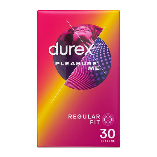 Durex Pleasure Me Ribbed Dotted Condoms 30 Pack – view 2