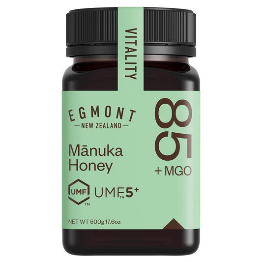 Egmont Honey UMF 5+ Manuka Honey 500g - Pure Superfood from New Zealand