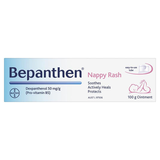 Bepanthen Nappy Rash Ointment 100g - Gentle Care for Baby's Skin-Auzzi Store