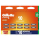 Gillette Fusion5 Power Razor Refills, 10 cartridges –Blades with Precision Trimmer