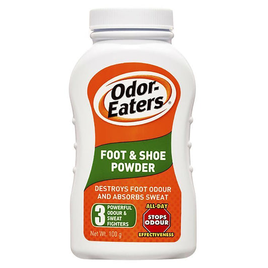 Odor-Eaters Foot & Shoe Powder - Sweat & Odor Control, 100g
