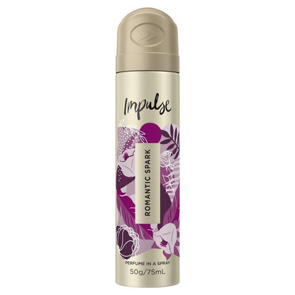 Impulse Romantic Spark Women's Aerosol Body Spray Deodorant 75ml