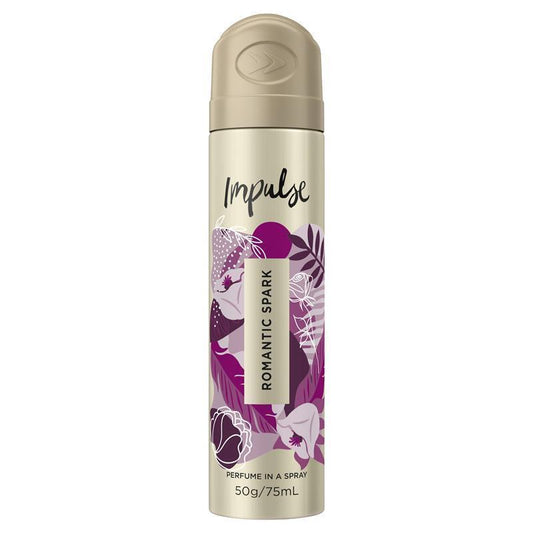 Impulse Romantic Spark Women's Aerosol Body Spray Deodorant 75ml