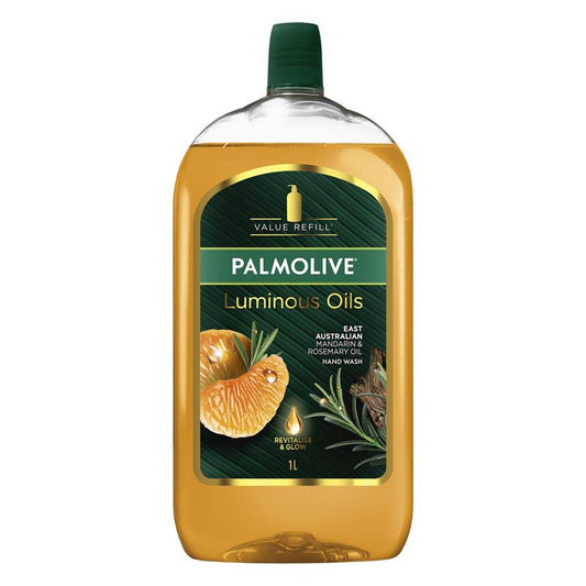 Palmolive Luminous Oils Hand Wash Mandarin & Rosemary Refill 1L - Eco-Friendly Value-Auzzi Store