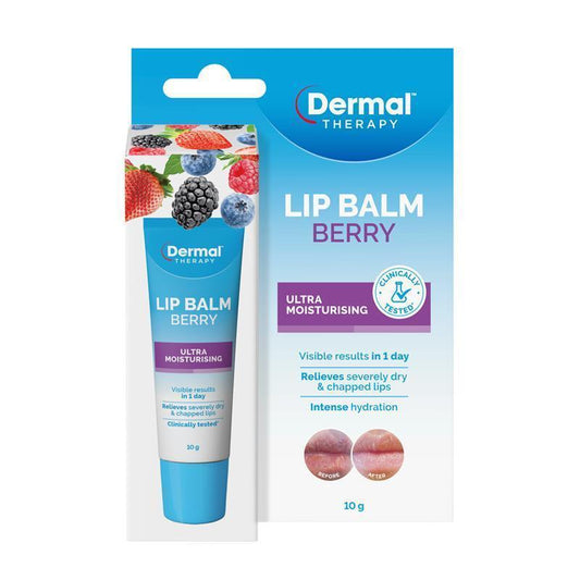Dermal Therapy Lip Balm - Berry Flavor, 10g