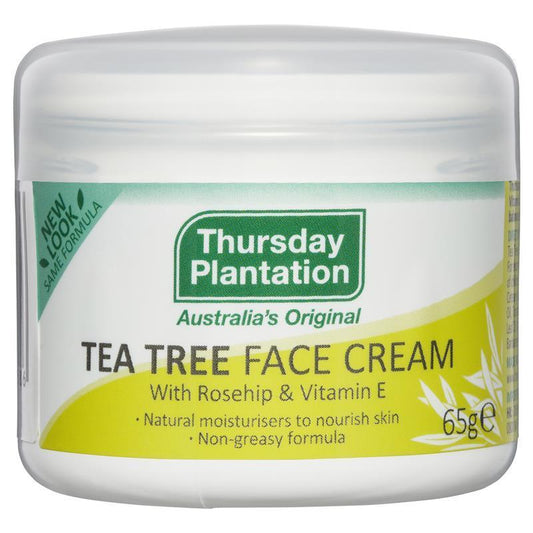 Thursday Plantation Tea Tree Face Cream 65g - Natural Moisturizer-Auzzi Store