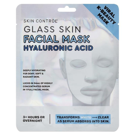 Skin Control Glass Skin Face Mask with Hyaluronic Acid - 1 Mask