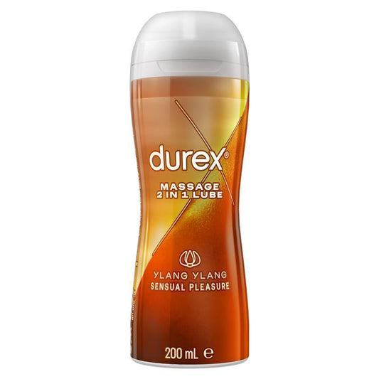 Durex Play 2 in 1 Sensual Massage Lubricant 200ml with Ylang Ylang-Auzzi Store