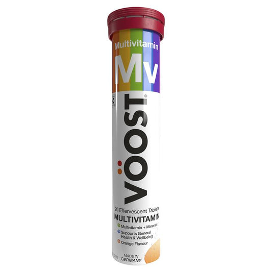 Voost Orange Multivitamin Effervescent Tablets for Adults, 20 Pack