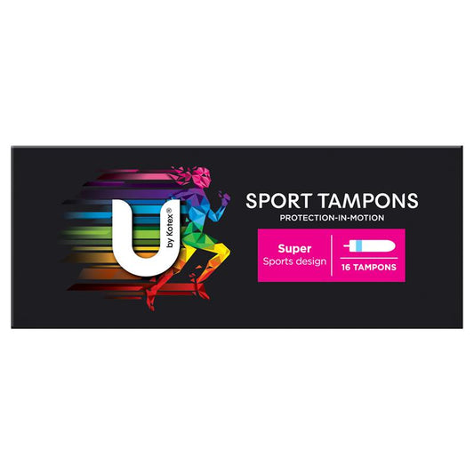 U By Kotex Sport Super Tampons 16 Pack-Auzzi Store