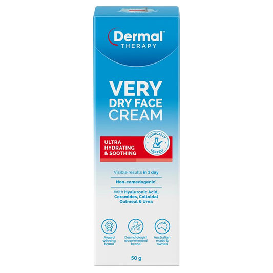 Dermal Therapy Very Dry Face Cream - 50g