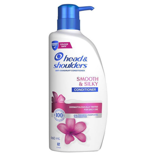 Head & Shoulders Smooth & Silky Conditioner 660ml - Silky Smooth Finish