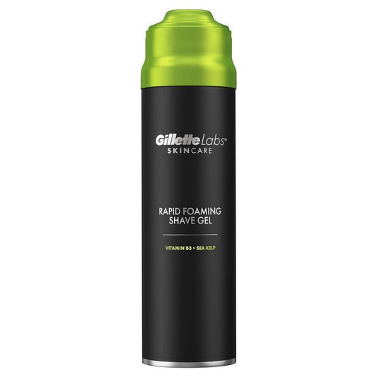 Gillette Labs Rapid Foaming Shave Gel 198ml – Soothes & Protects Skin