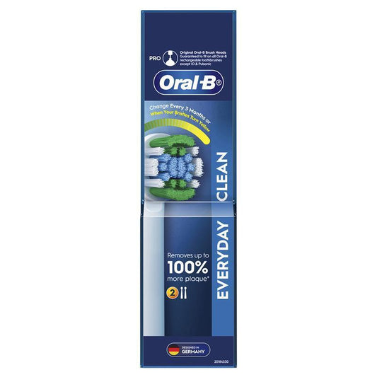 Oral-B Power Toothbrush Everyday Clean Refills 2 Pack-Auzzi Store