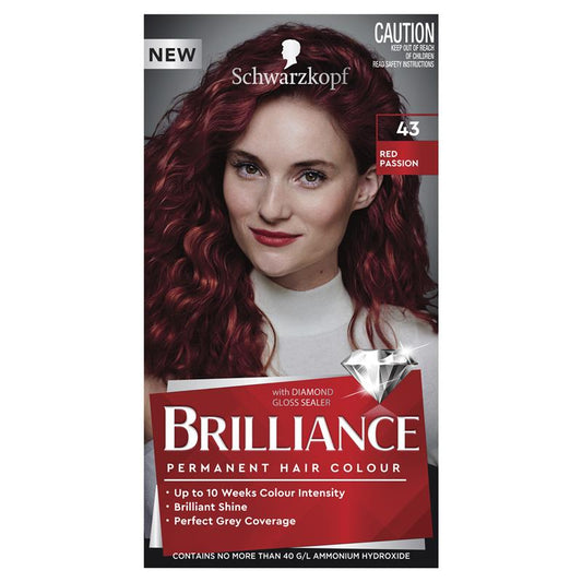 Schwarzkopf Brilliance 43 Red Passion - Permanent Hair Color 60ml – view 2