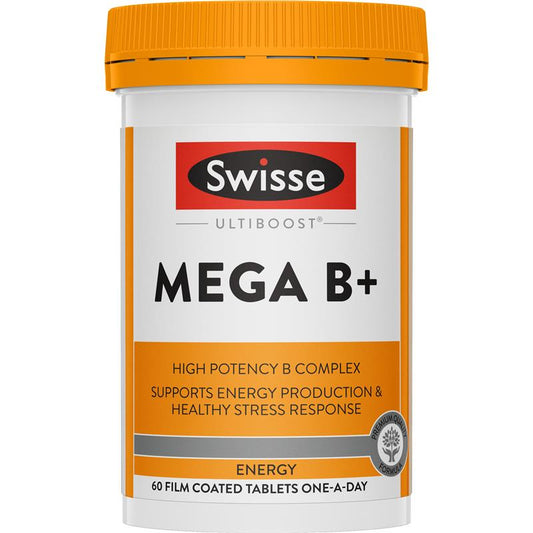 Swisse Ultiboost Mega B+ - 60 Tablets-Auzzi Store