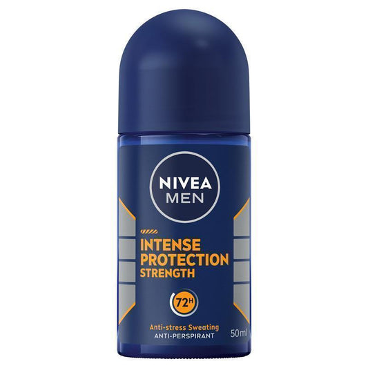 NIVEA MEN Intense Protection Strength Roll-On Deodorant - 50ml-Auzzi Store