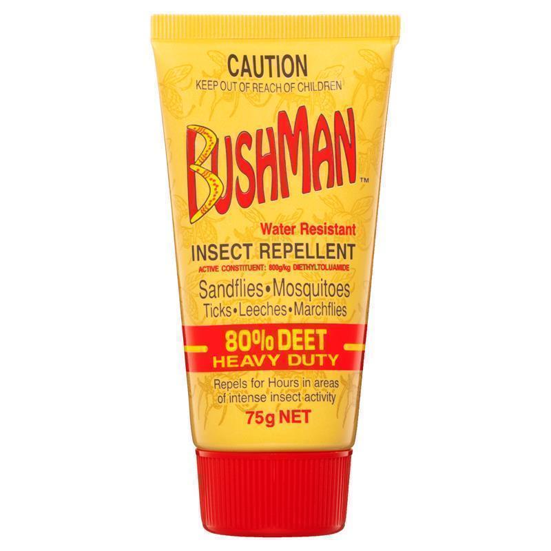 Bushman Heavy Duty Insect Repellent 80% DEET 75g-Auzzi Store