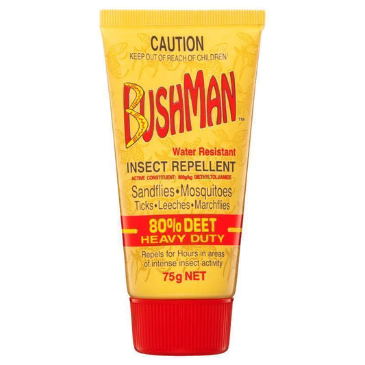 Bushman Heavy Duty Insect Repellent 80% DEET 75g-Auzzi Store