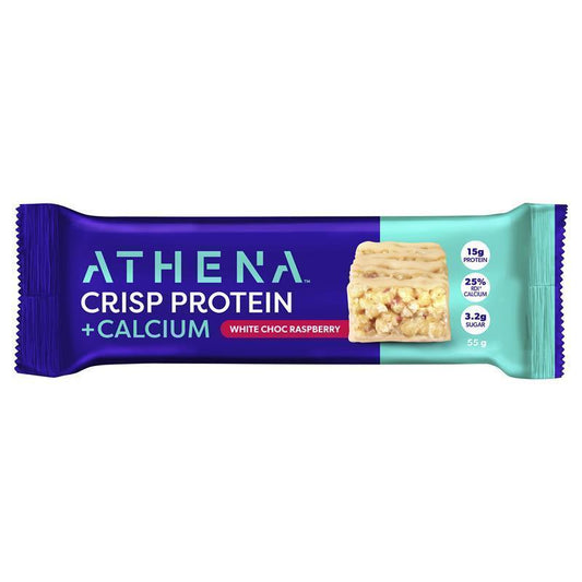 Athena Crisp Protein + Calcium Choc Raspberry Bar - 55g