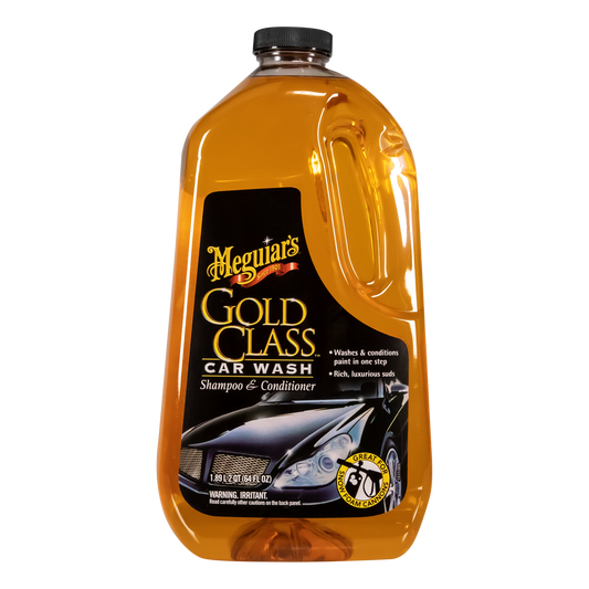 Meguiar's Gold Class Car Wash Shampoo - 1.89L - Cleans & Conditions Paint