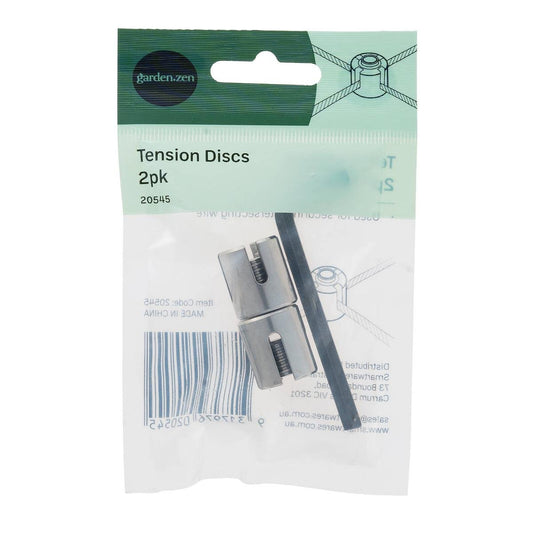 Garden Zen Tension Discs 2 Pack - 316 Marine Grade Stainless Steel - 80mm x 130mm - Auzzistore