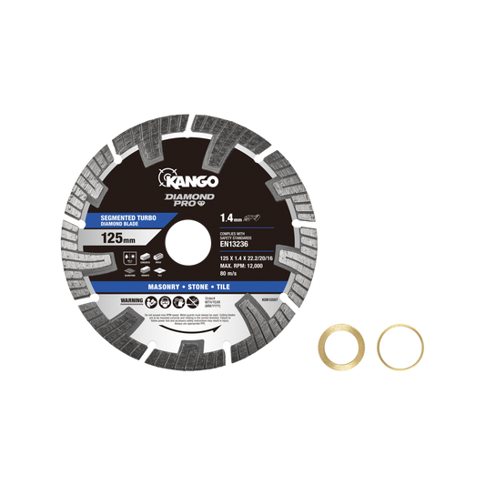 Kango Diamond Saw Blade - 125mm - Turbo - Dry Cutting – view 2 - Auzzistore