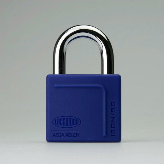 Lockwood 50mm Brass Padlock - Silicone Cover - Heavy Duty - Weather Resistant - Auzzistore