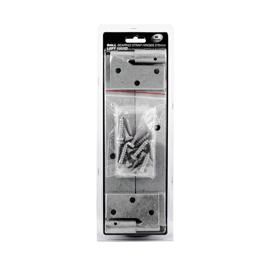Zenith Galvanised Ball Bearing Gate Strap Hinge 270mm 2 Pack Durable