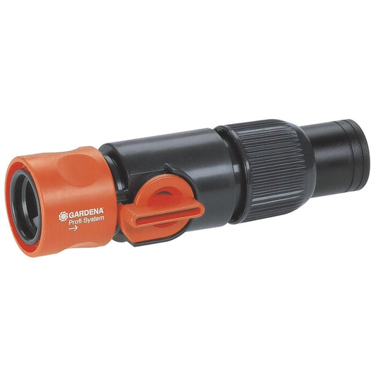 Gardena Maxi-Flo Hose Connector - 19mm - High Grade Plastic - Control Valve - Auzzistore