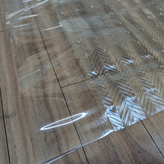 Ideal Dyi Clear Herringbone Carpet Protector 67cm 35g Waterproof